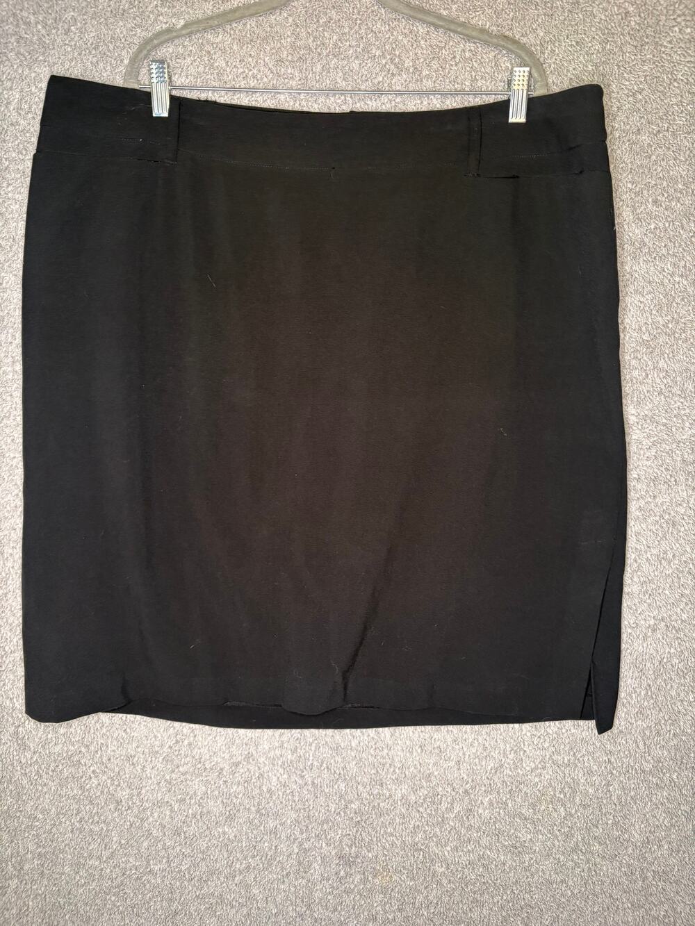 Lane Bryant Size 20 Black Stretch Pencil Skirt Career Work